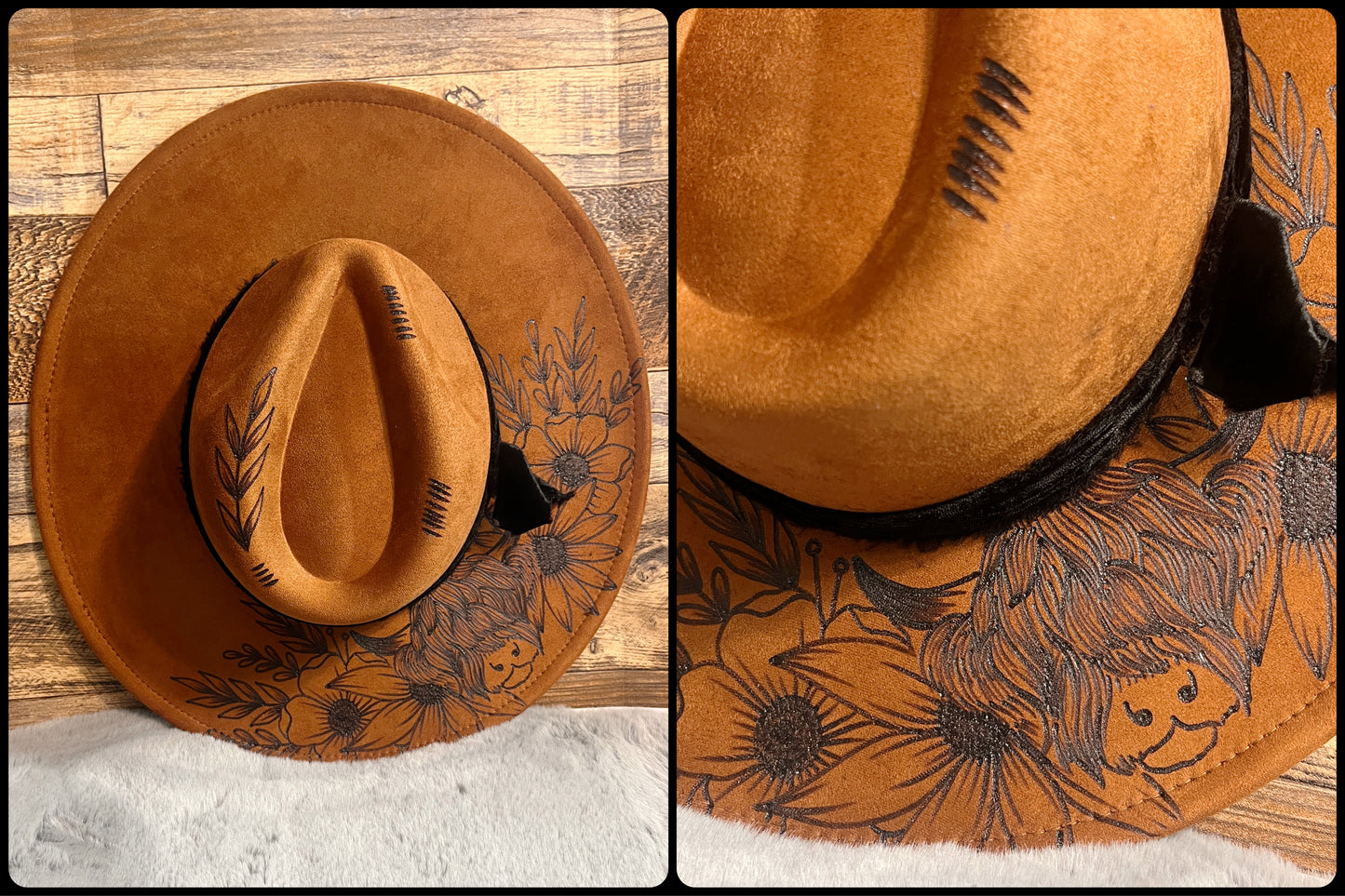 The MOOTY Hand-Burned Wide-Brim Hat