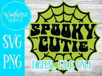 Spooky Cutie Spiderweb PNG SVG