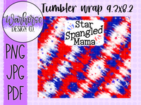 Star Spangled Mama Wrap PNG JPEG PDF