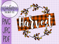 Harvest Wreath PNG JPEG PDF