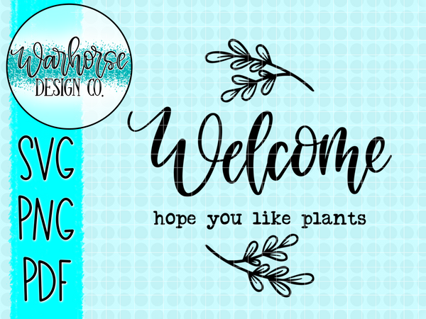 Welcome, Hope you like plants SVG PNG PDF
