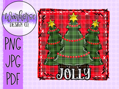 Jolly Christmas PNG JPEG PDF