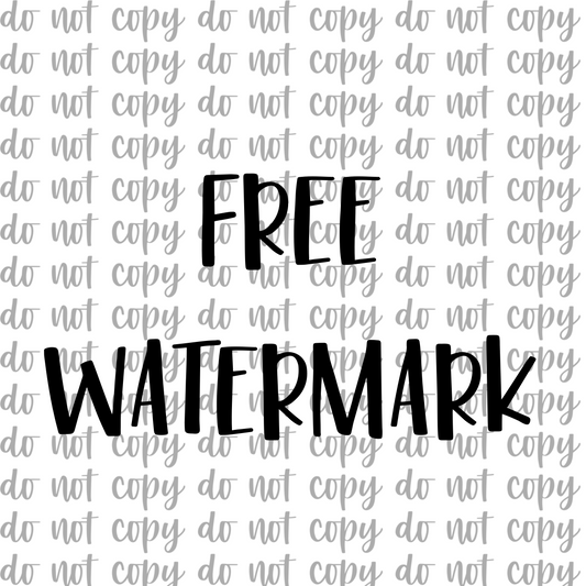 Free Watermark "Do not Copy"