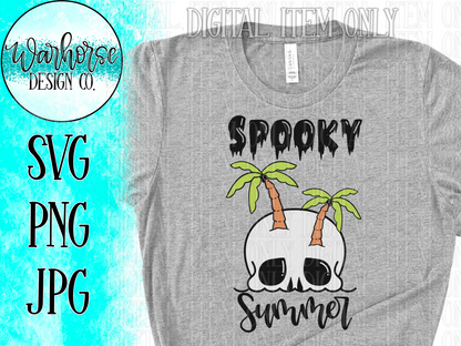 Spooky Summer SVG PNG JPG