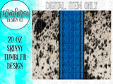 Cowhide & Leather Bundle Digital Tumbler Wrap PNG JPEG