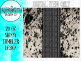Cowhide & Leather Bundle Digital Tumbler Wrap PNG JPEG