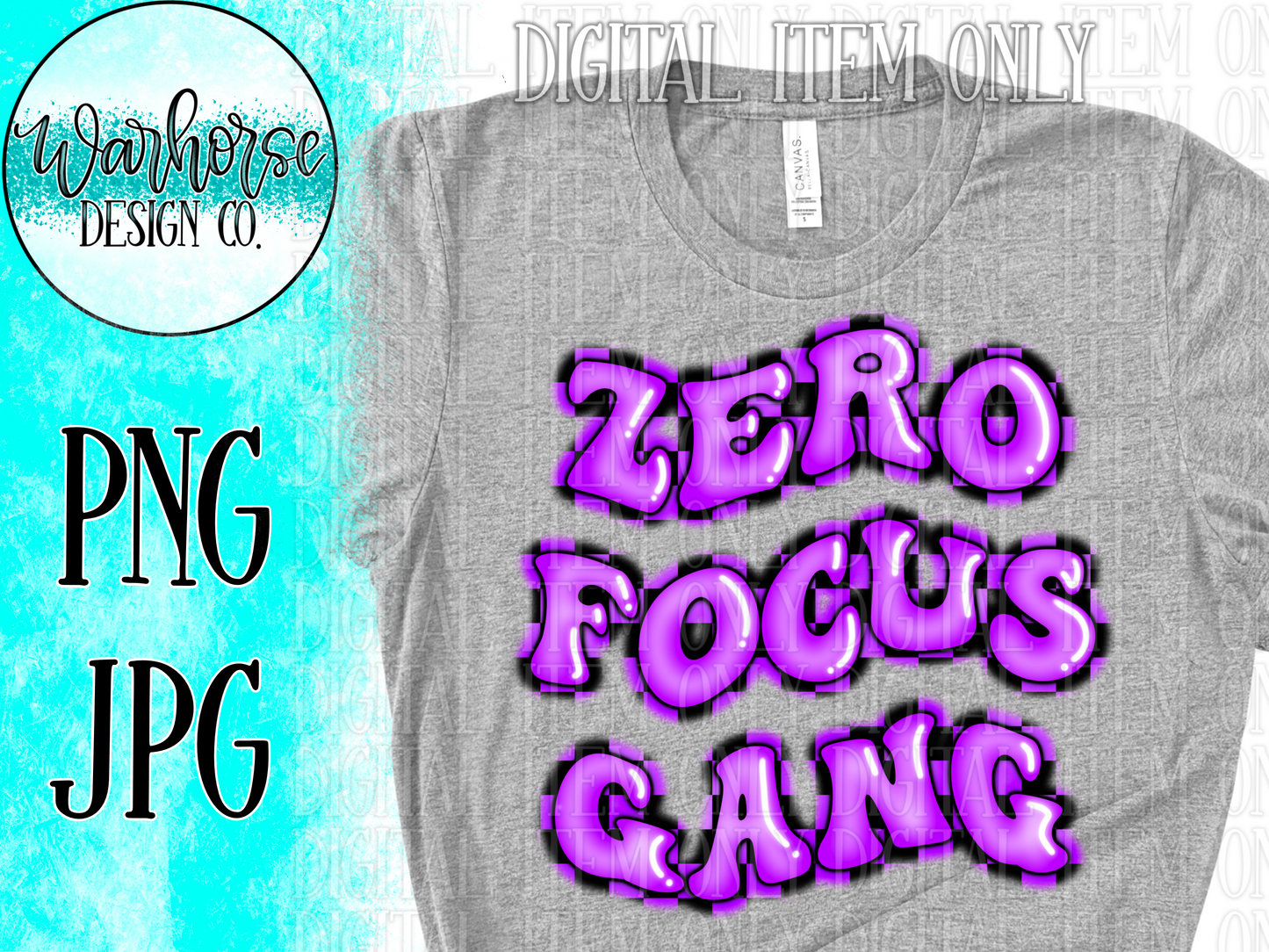 Zero focus gang Purple PNG JPEG