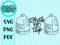 Milk on Tap | Breastfeeding | SVG PNG PDF