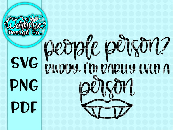 People Person? SVG PNG PDF