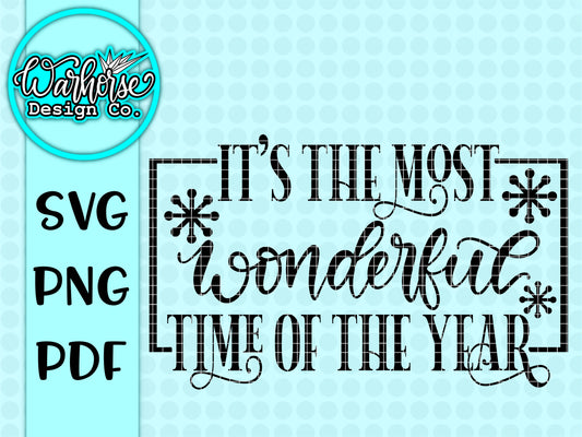 It's the most wonderful time SVG PNG PDF