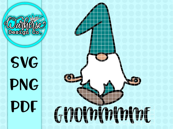 Yoga Gnome SVG PNG PDF