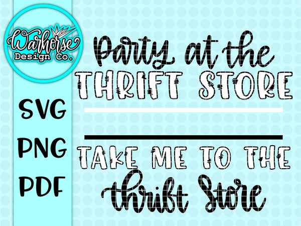 Thrift Store SVG PNG PDF