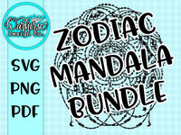 Zodiac Mandala Bundle SVG PNG