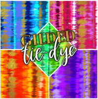 Gilded Tie-Dye digital papers collection