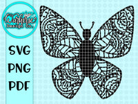 Butterfly Mandala SVG PNG PDF