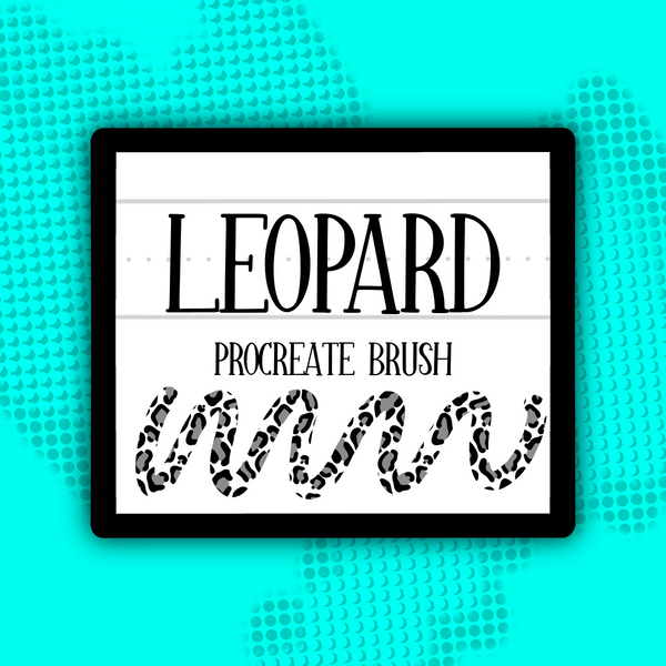 Leopard Print PROCREATE BRUSH