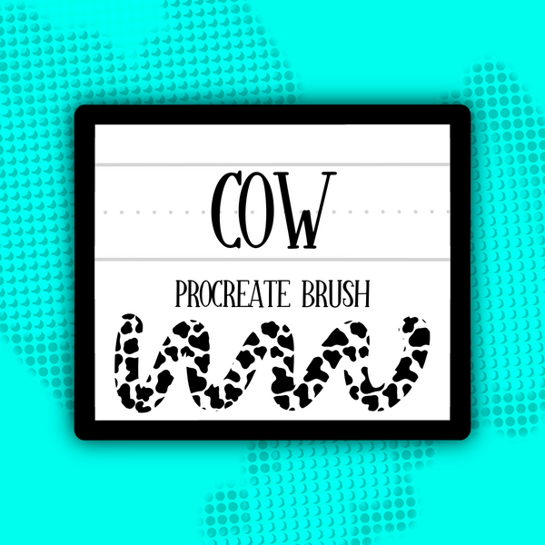 Cow Print PROCREATE BRUSH