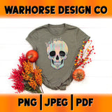 Dead Inside Skull PNG JPEG PDF