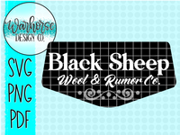Black Sheep SVG PNG PDF