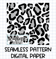 Leopard Print Seamless Pattern/Digital Paper